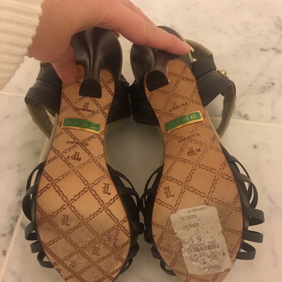 L.A.M.B peep toe heels - Picture 5 of 6